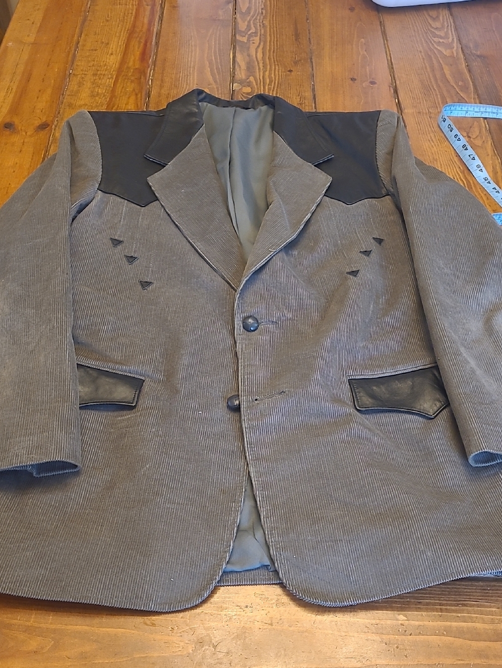 Vtg Mens Pioneer Wear Western Suit Coat Size 44L